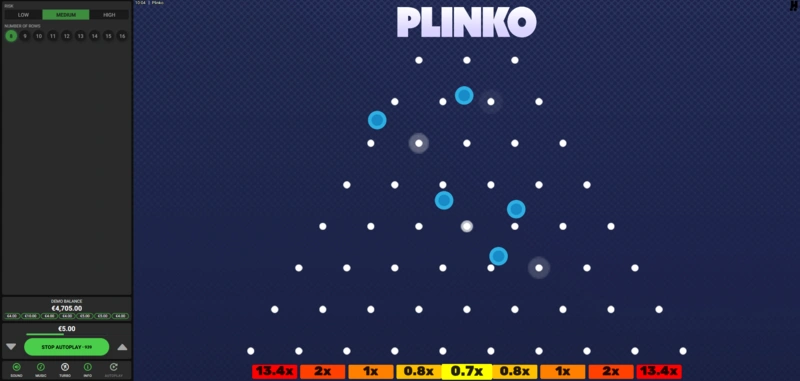 Plinko game