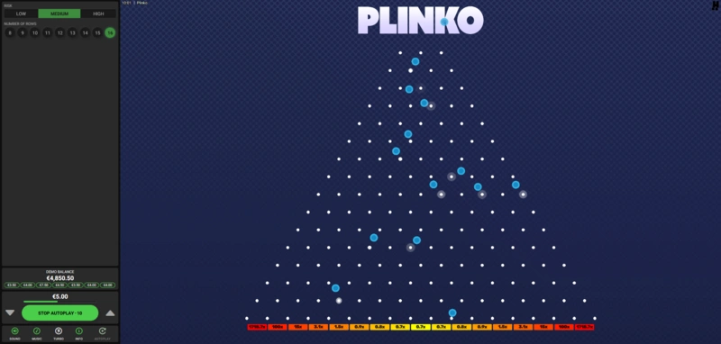 Plinko game